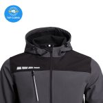 softshell jakna rune grey detalj
