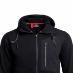 majica sa kapuljacom flex pro black