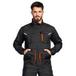 radna bluza kastor stretch grey ambijent