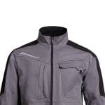 radna bluza melbourne stretch siva detalj