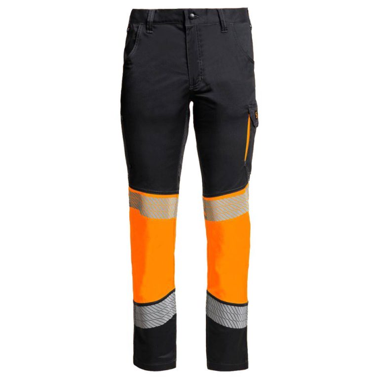 radne hlace visoke vidljivosti primo stretch orange