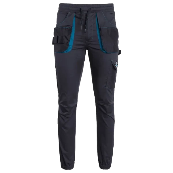 stretch radne hlače revolt sport sive