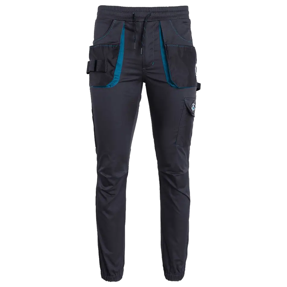 stretch radne hlače revolt sport sive